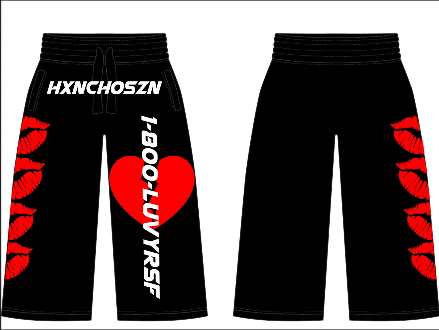LOVES CAROUSEL MEN'S BLACK SWEATPANTS