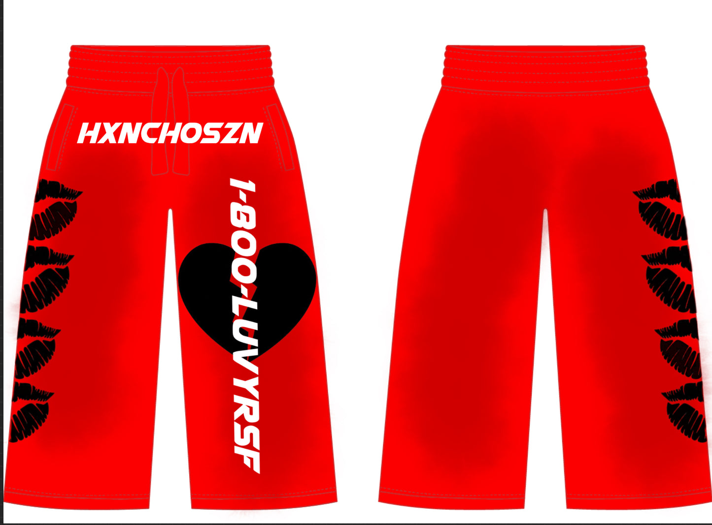 LOVES CAROUSEL MEN'S RED SWEATPANTS